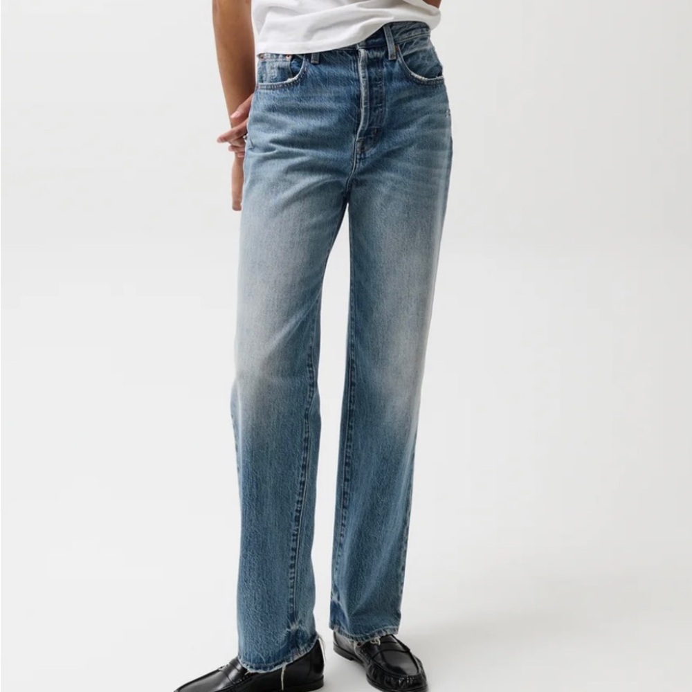 pistola Cassie high rise super straight Jean in serpentine wash  31 NWOT